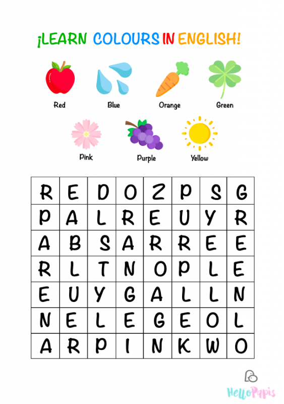 11 sopas de letras para niños de todas las edades Hello Papis 11 sopas de letras para niños de todas las edades Hello Papis